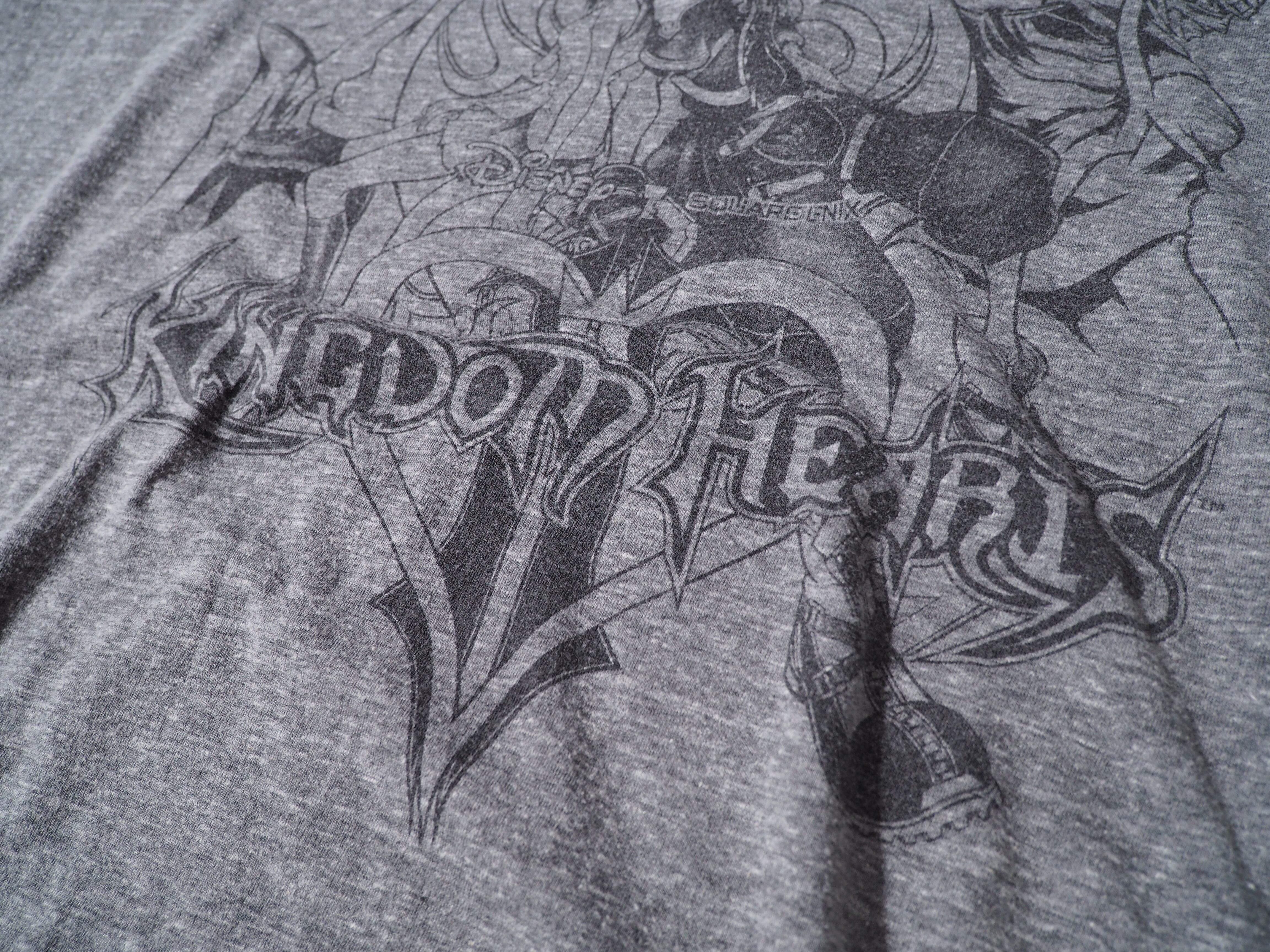 Kingdom hearts all star printed loose silhouette tee