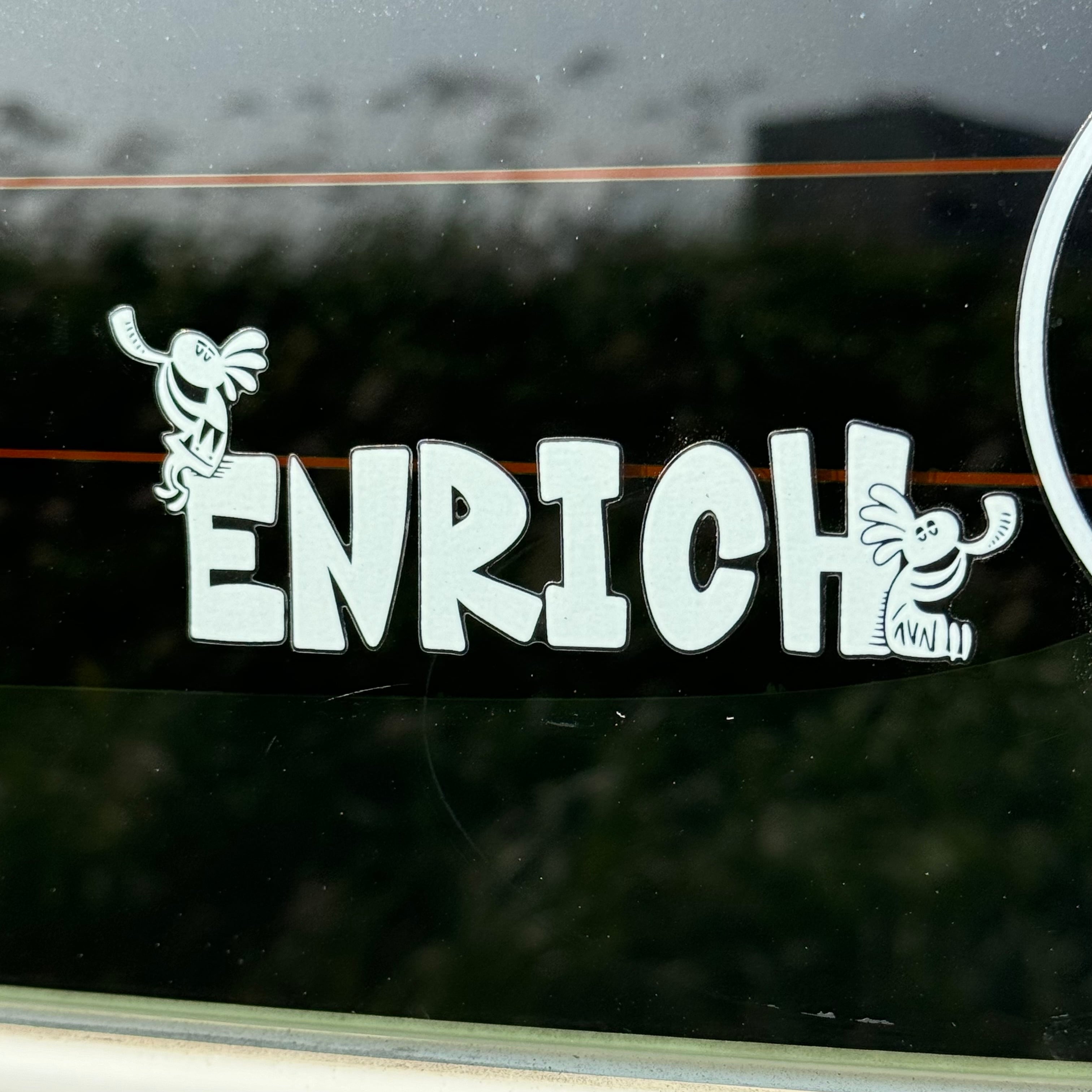 ENRICH転写シール(小) | ココペリグッズ、キャンプ用品の【ENRICH】