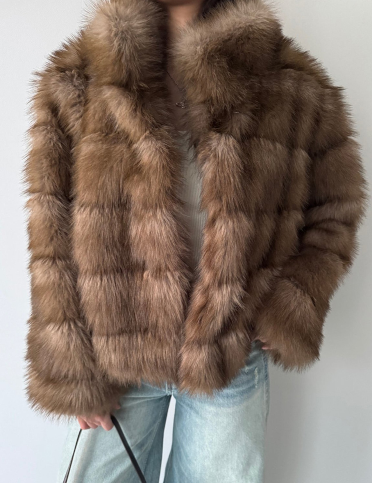 【新作5%OFF・3日間】Premium vegan-Fur Bambi Coat_2colors