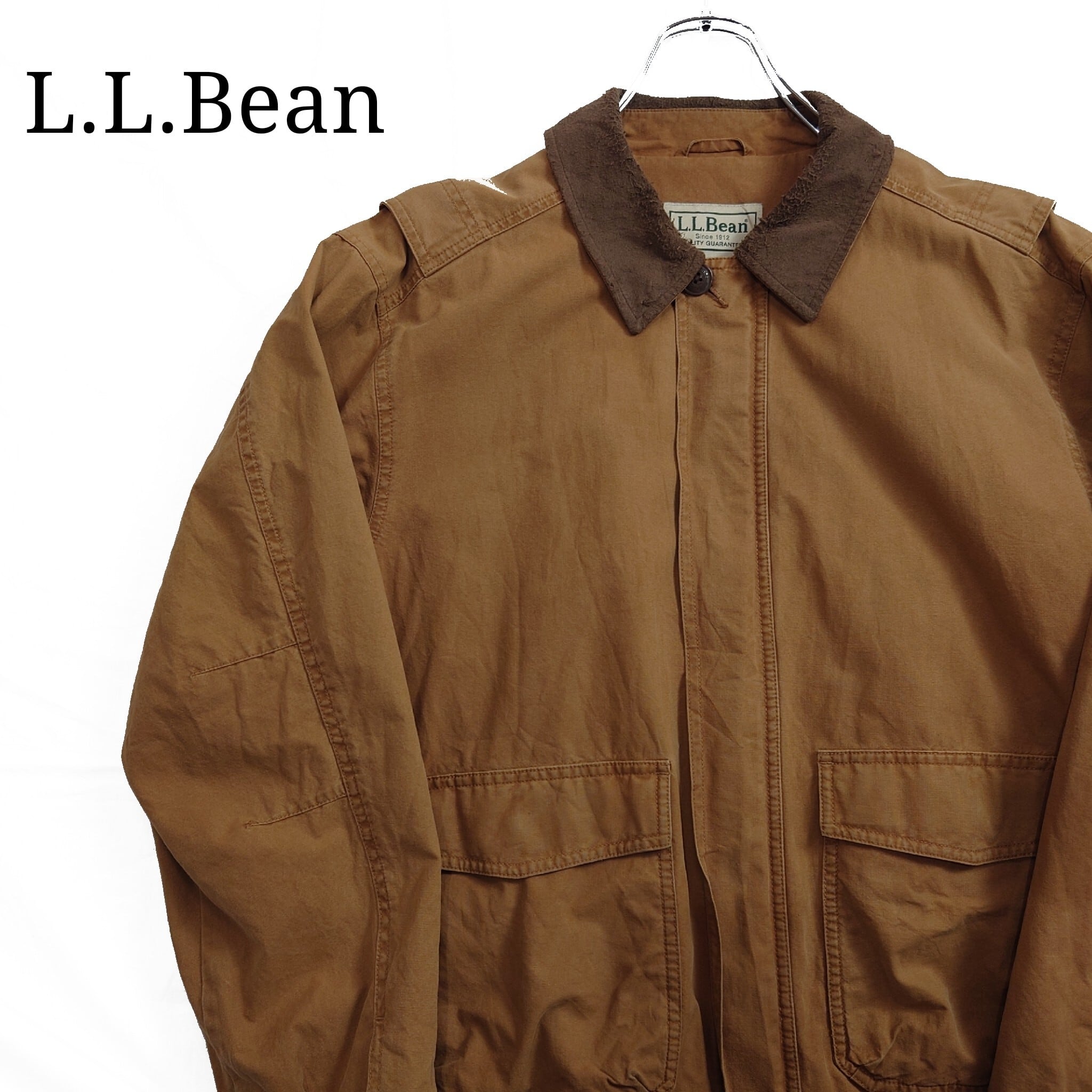 希少】L.L.Bean エルエルビーン ブルゾンジャケット キャメルブラウン ...