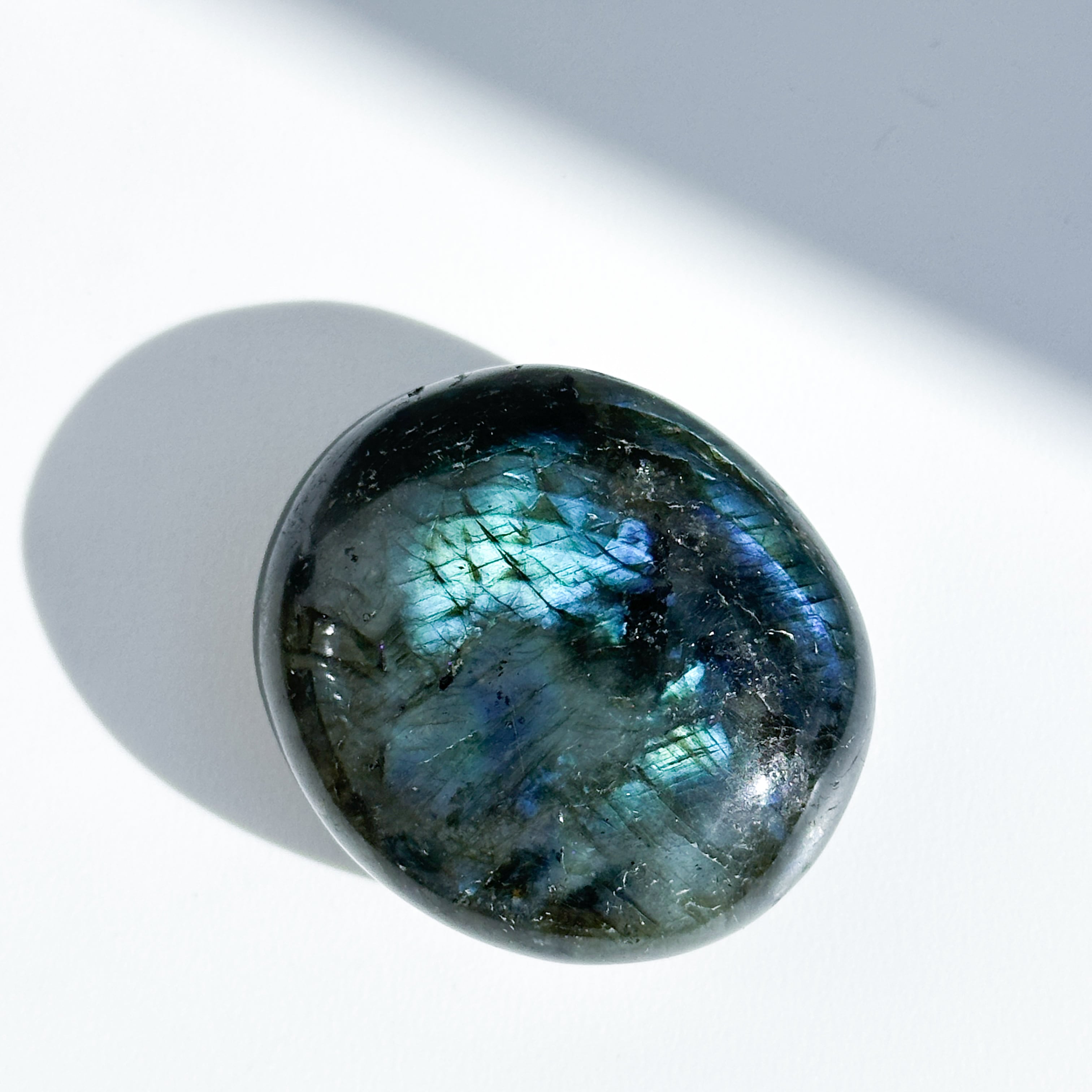 ラブラドライト パームストーン 05◇ Labradorite ◇天然石・鉱物・パワーストーン