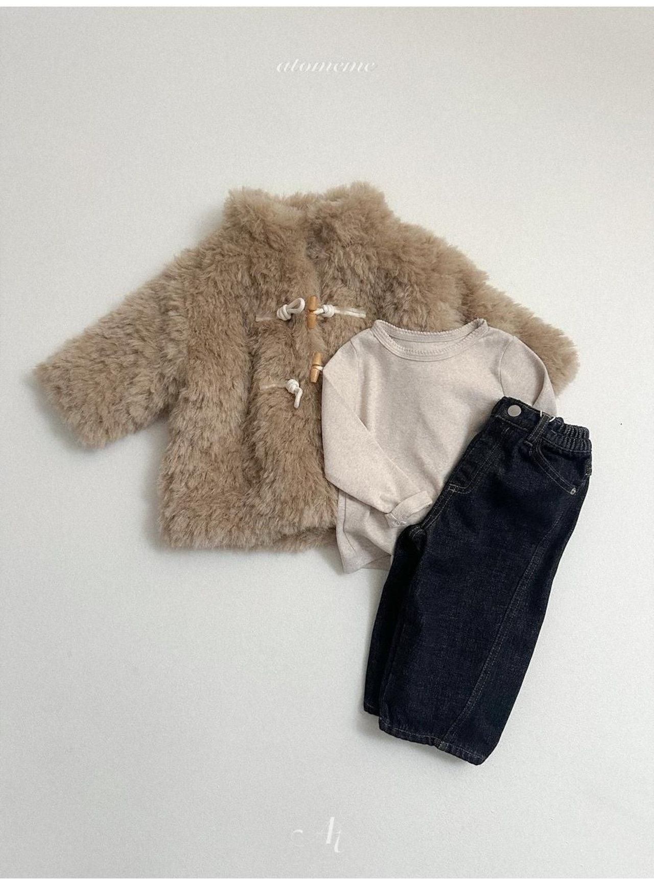 〖取寄〗韓国子供服 / 26winter / atomeme / バンビファーコート / キッズ *S~XL*