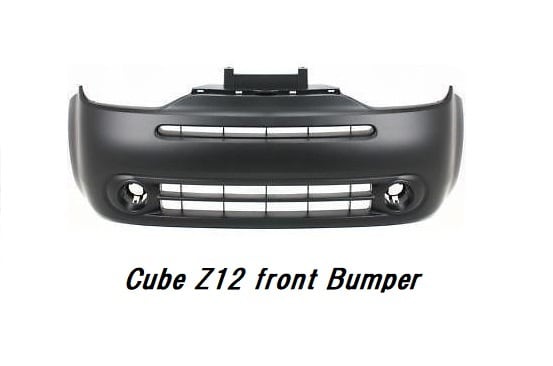 キューブ Z12 フロントバンパー USDM / 社外品 / 未塗装 | DB selection