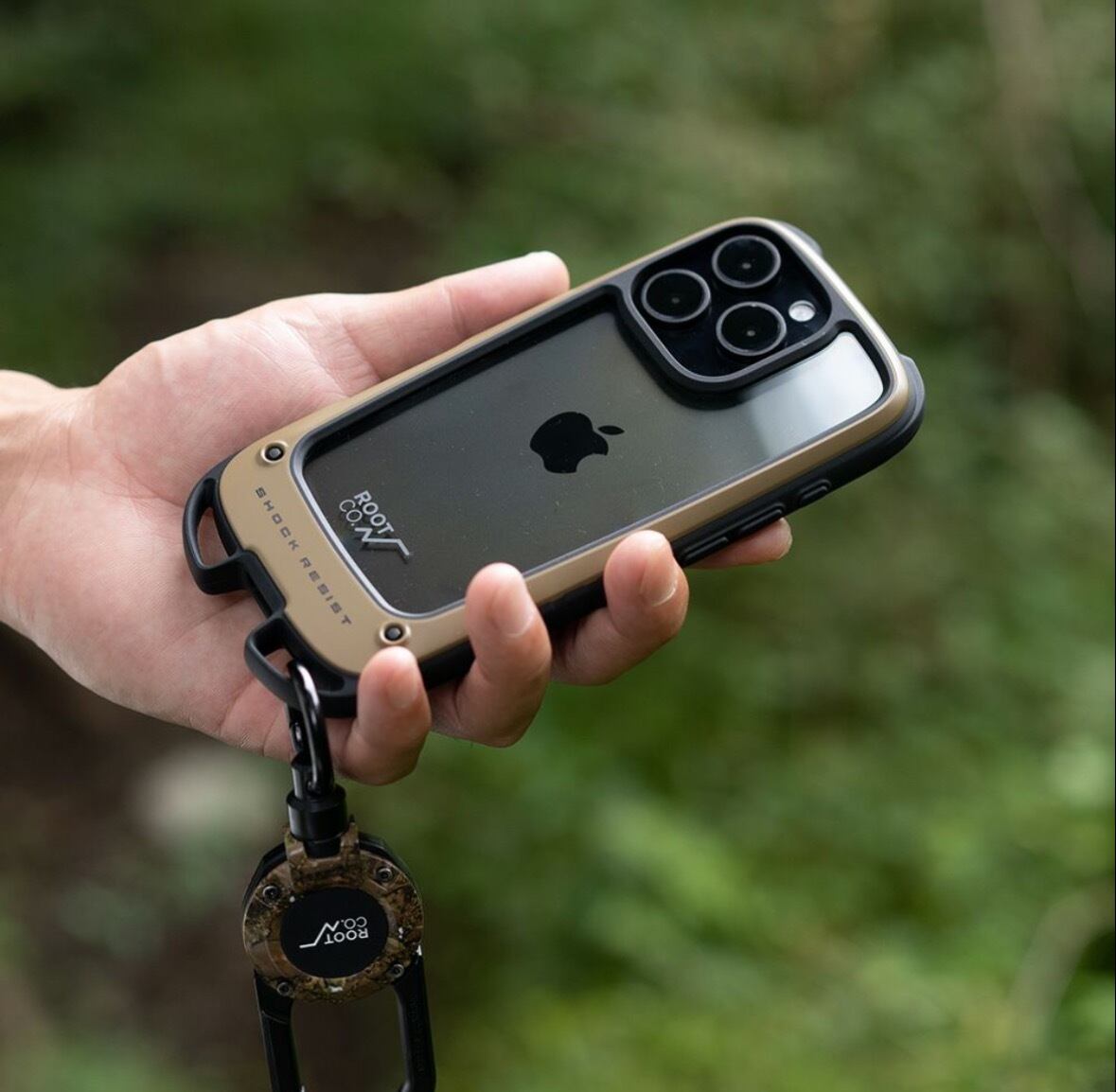 ROOT CO. [iPhone 16e/17e兼用]GRAVITY Shock Resist Case +Hold