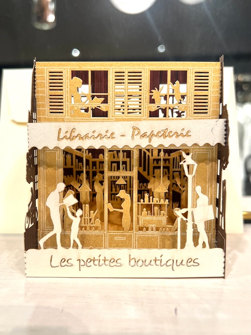 3D card Paris/封筒付き【Librairie-papeterie】