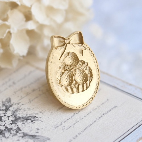 【SELECT】Wax Seal Stamp Cupcake【ヘッドのみ】