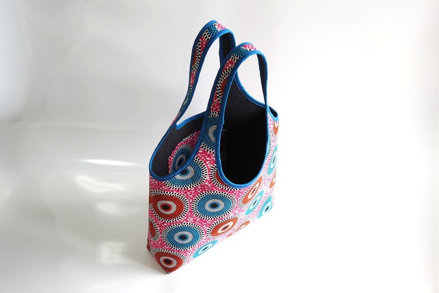 Tote Bag BIG 【African Circle × recycled Felt】