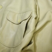 faux leather jacket ivory
