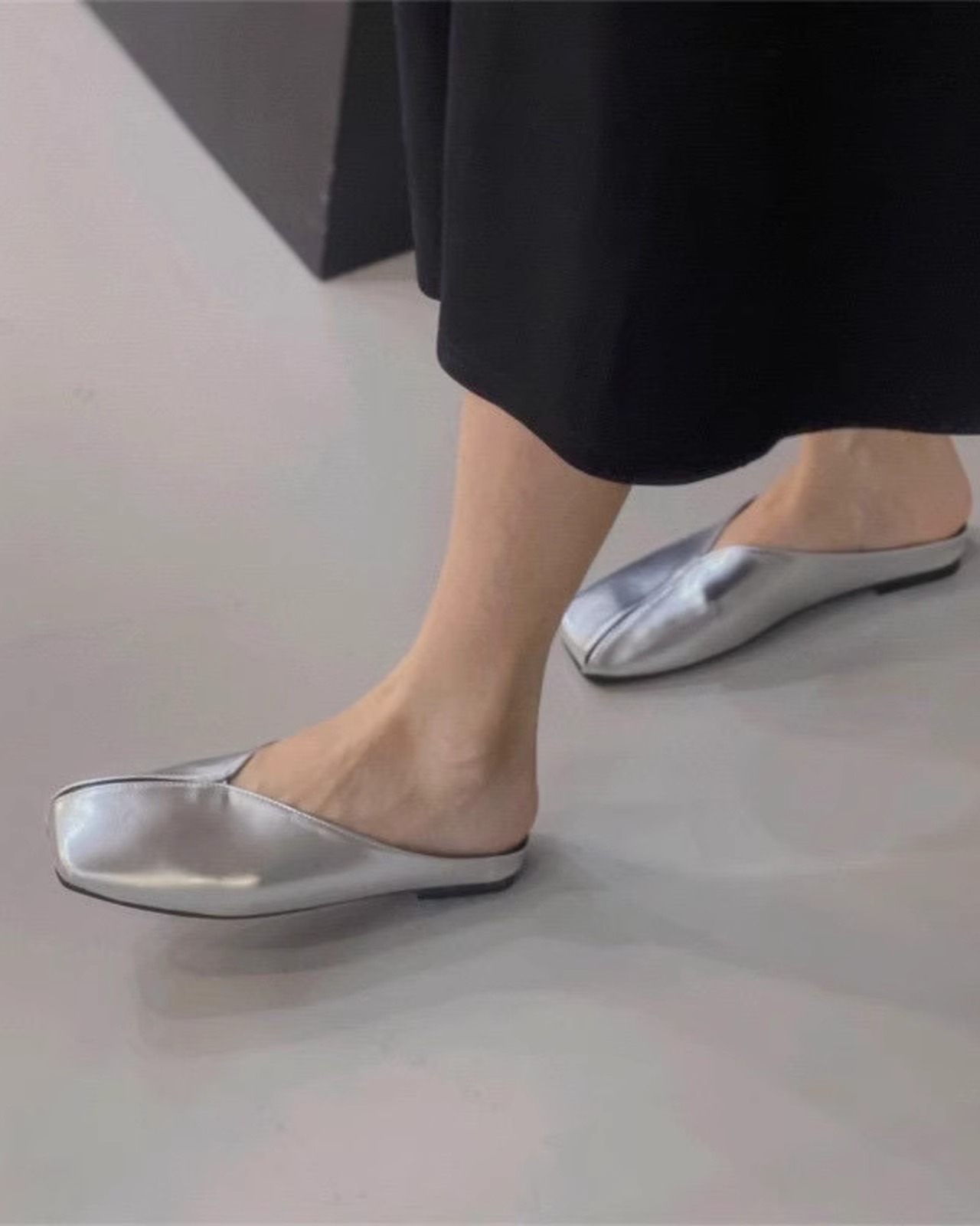 アーバンスクエアフラットシューズ 4color A0437 - 11