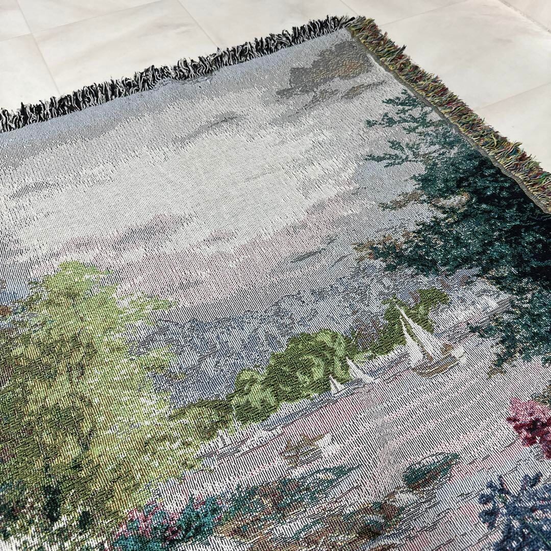 絵画風マルチカバーソファーカバーヴィンテージラグ182x129