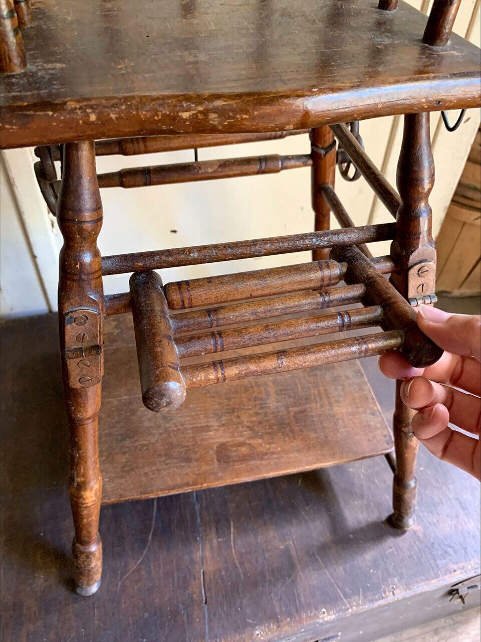 木製 ドールチェア ベビーチェア | Brocante de La Cocotte