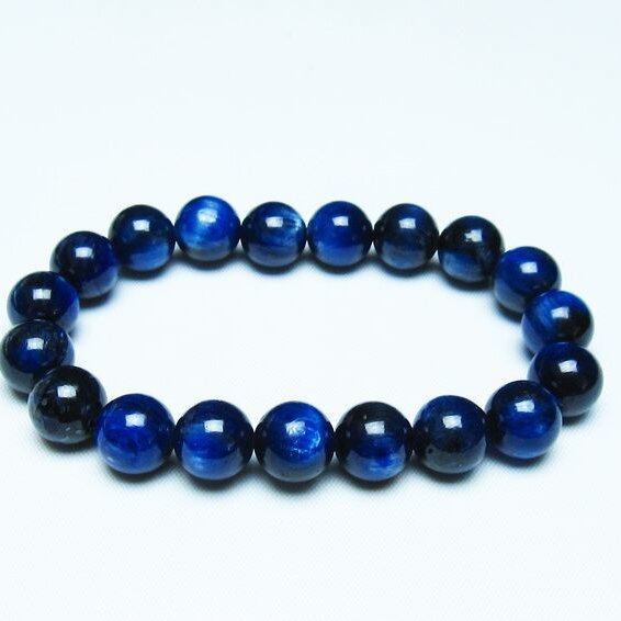 カイヤナイト ブレスレット 10mm 一点物 メール便可 [M便 1/10] 111-48030