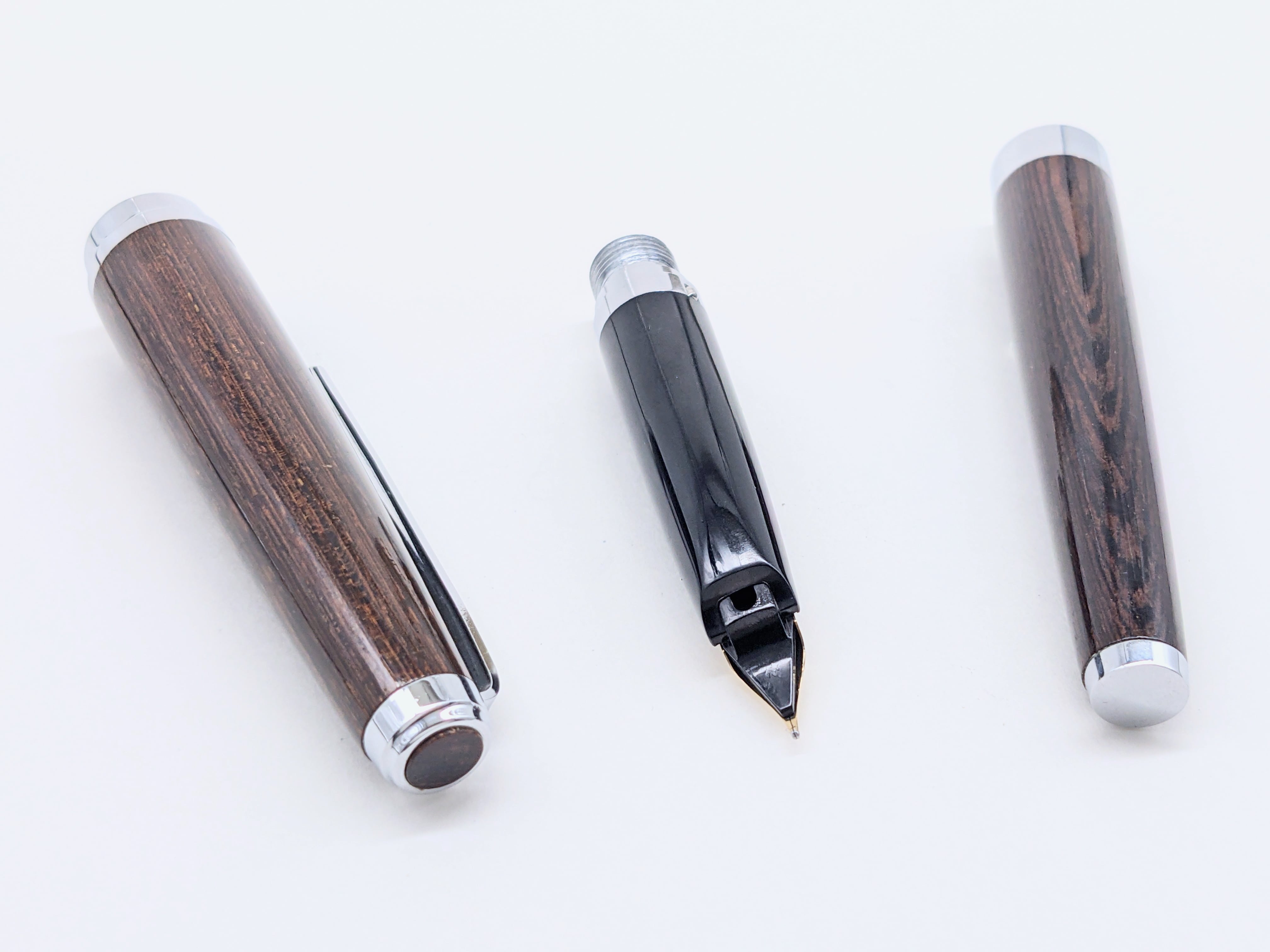 80s セーラー万年筆 世界の銘木シリーズ 鉄刀木 シルバートリム