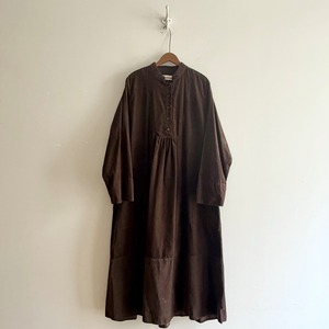 C71317 【Tomoyo】Fine Corduroy Paneled Dress