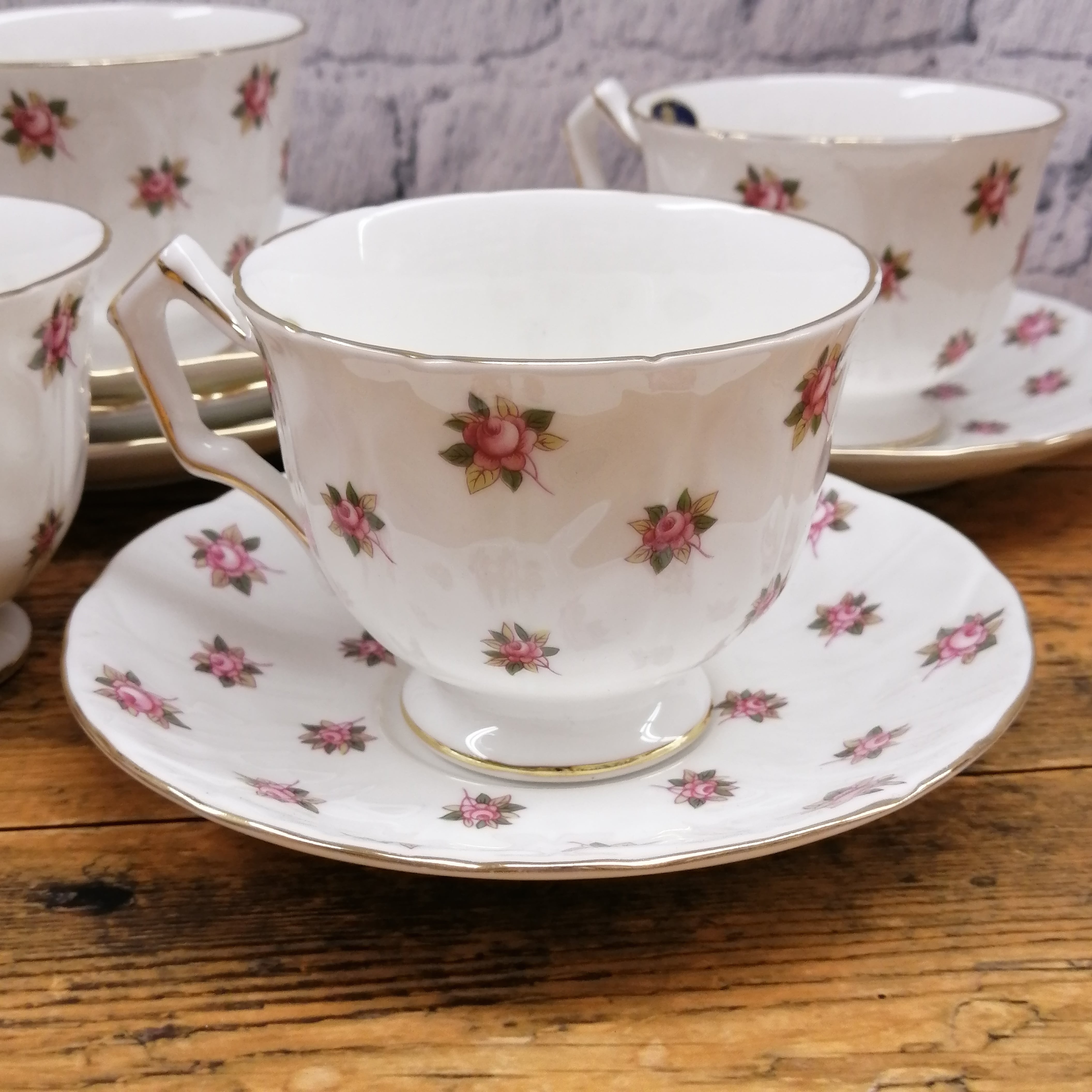 AYNSLLEY ROSEDALE エインズレイ・ローズデール カップ&ソーサー 新品