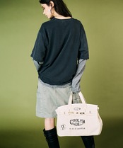【直営限定ITEM】TYPE-B　マルチワッペンターンロックハンドバッグ　CQ-48507H