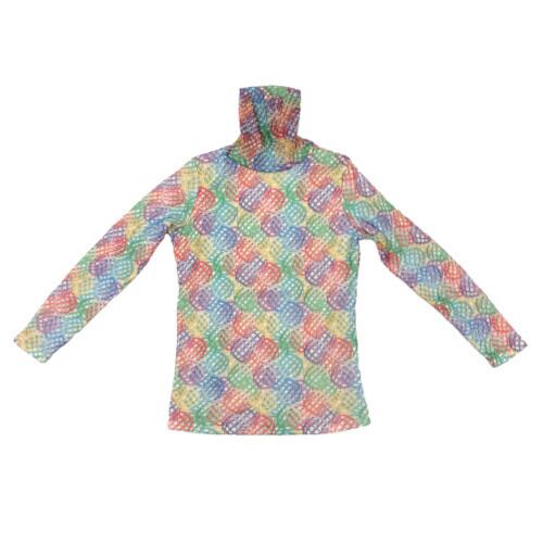 パワーネット カットソー 裏起毛 フリース タートルネック 長袖 60