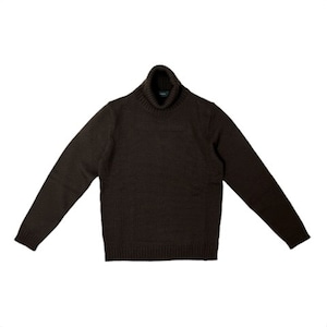 ZANONE(ザノ－ネ) 5gauge Wool Turtleneck Sweater/BROWN