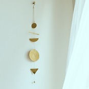 BRASS hanging garland (multi )