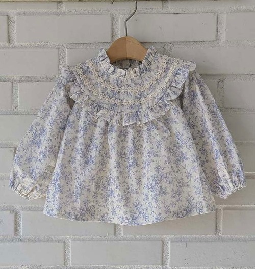 【即納】<cocoribbon>  Flower deleen blouse