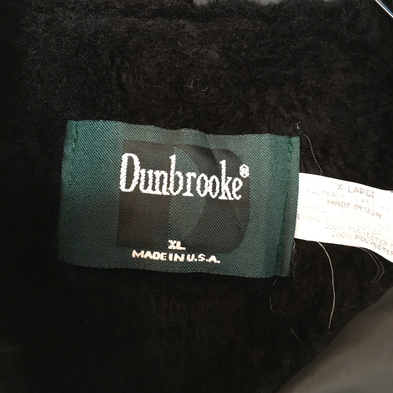 USA製】希少 Dunbrooke コーチジャケット 裏地ボア 刺繍ロゴC02 | 古着 
