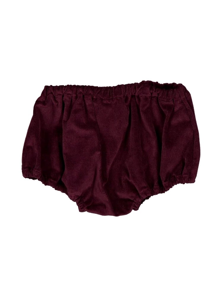 【LOIR paris】BLOOMER ALICE/VELOURS PRUNE