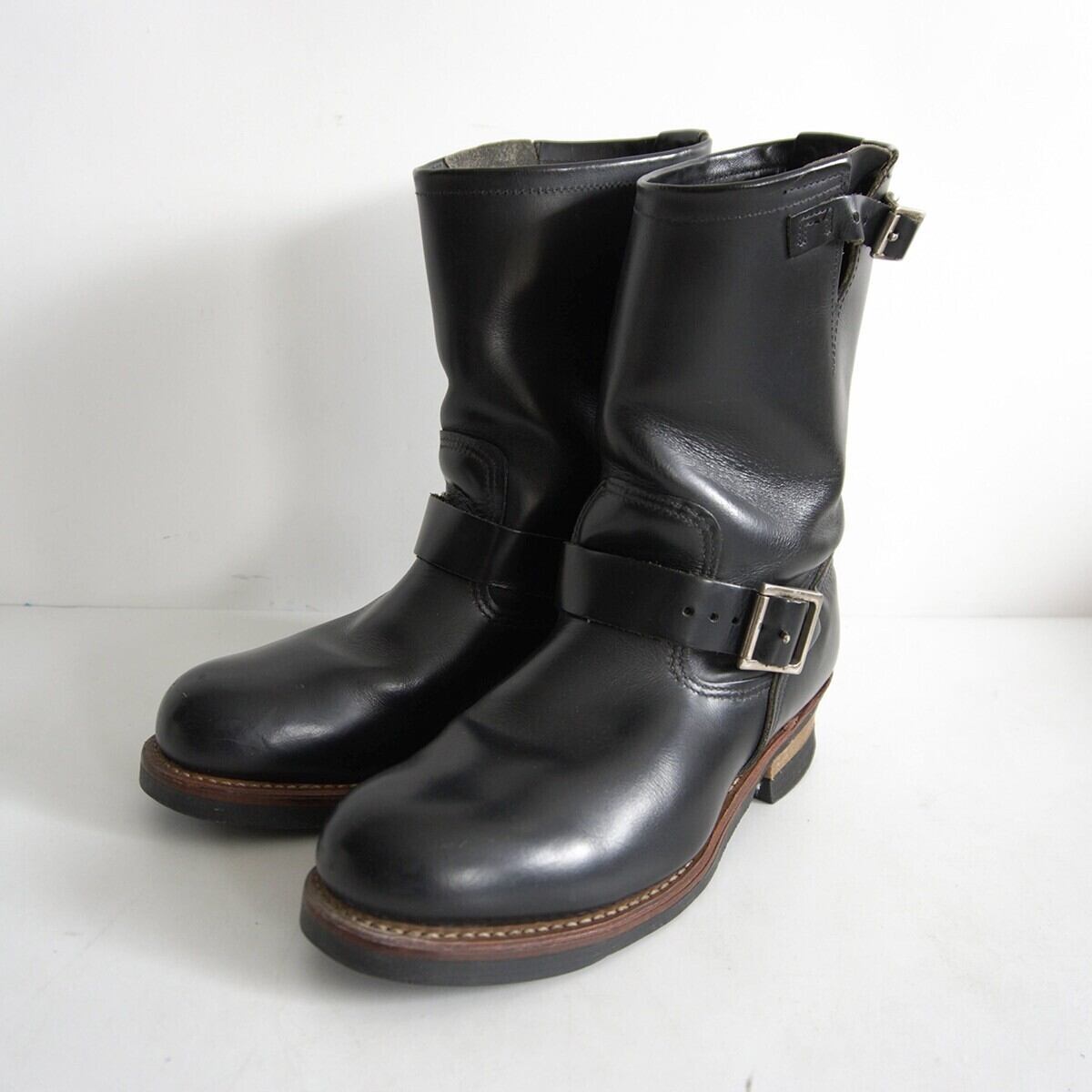 05年製】REDWING【8268/スウェードエンジニアブーツ】US7 1/2 D レッド