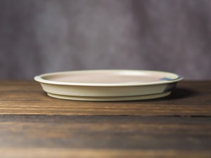 muutos flat plate 16cm ピンク／kobayashi pottery studio