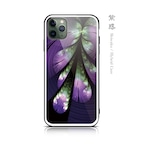 紫惑 - 和風 強化ガラスiPhoneケース