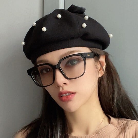 パール リボン ベレー帽 | marimonju ～ ma.rimon_official ～｜個性的