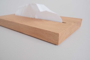 薄型ティッシュボックス　オーク　　Thin Tissue Box Oak