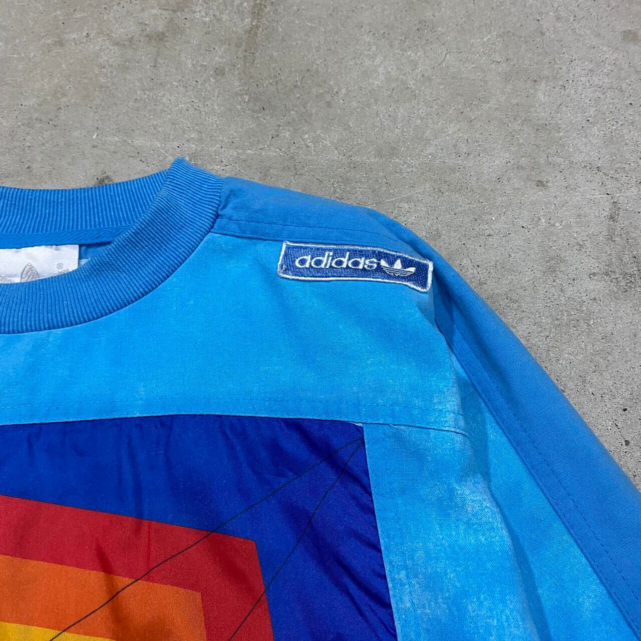 80年代 アディダス 刺繍 T'ROSE FLYERS プルオーバー コットン