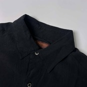 シルク混 TORI RICHARD トリリチャード カクテル 刺繍 バックデザイン 半袖シャツ アロハシャツ S/ブラック メンズ