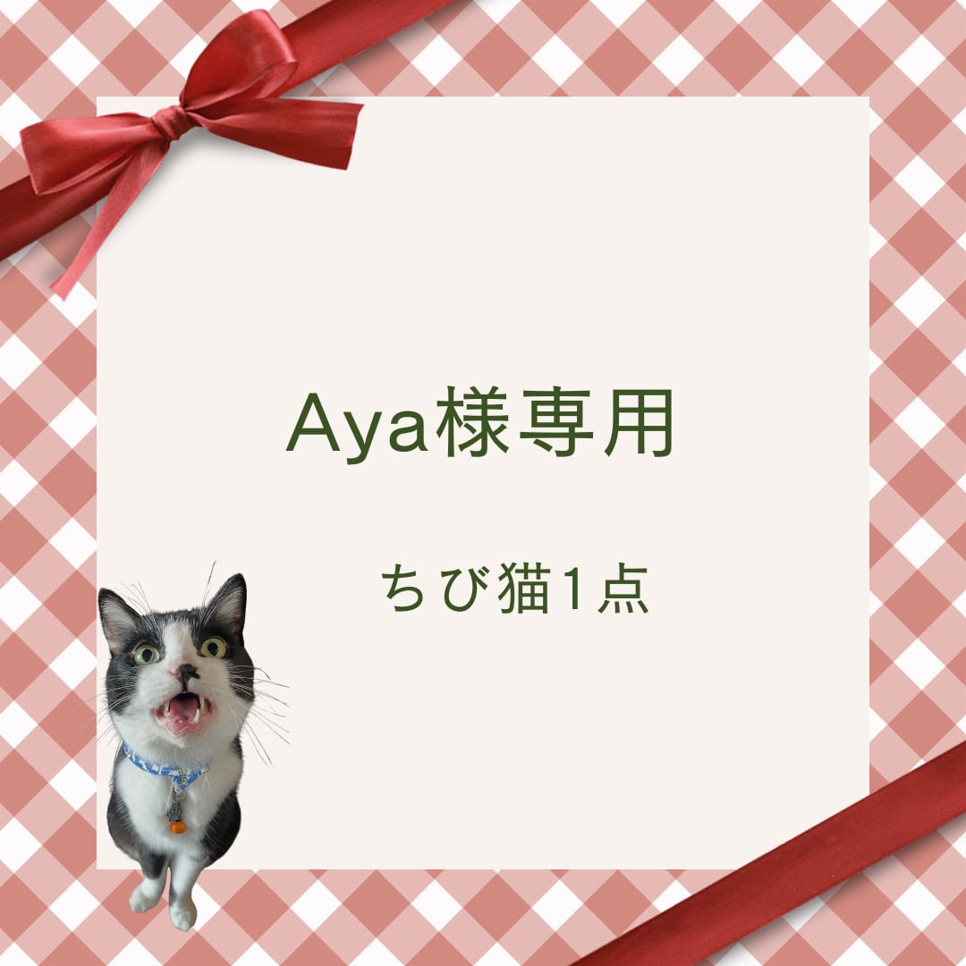 Aya様専用 ちび猫1点