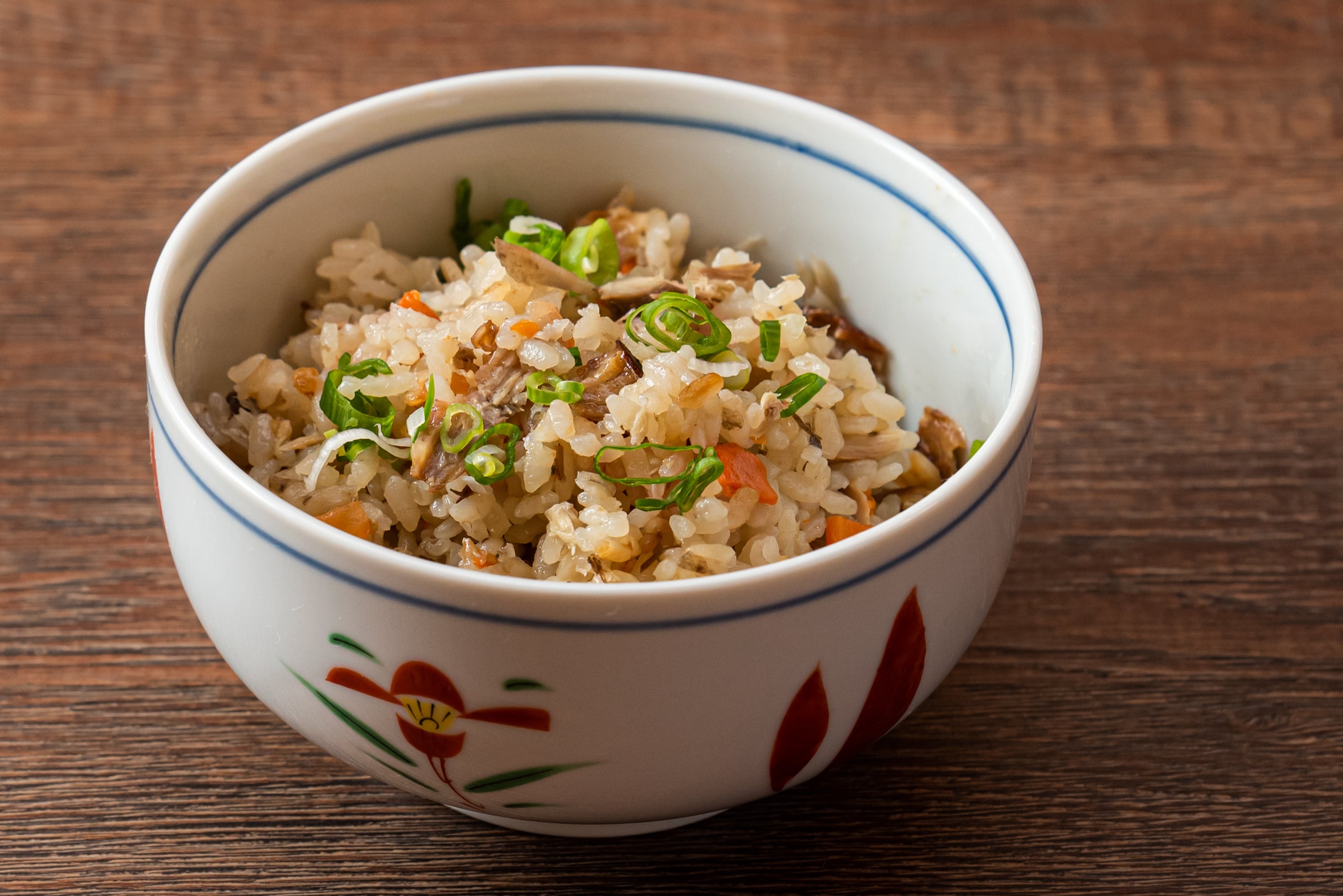 サバの味噌味炊き込みご飯