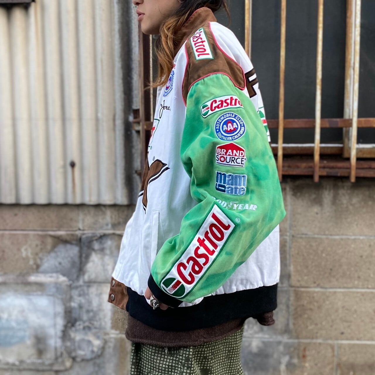 JH DESIGN ジェフハミルトン Castrol GTX 企業ロゴ 刺繍 レーシング 