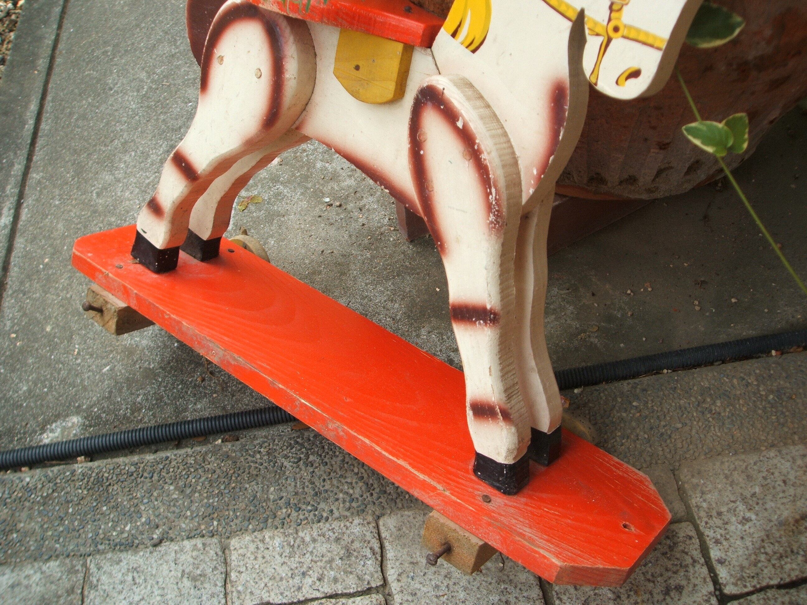 french vintage wooden horse toy フランス ヴィンテージ木馬 | 