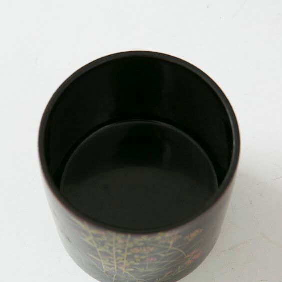 秋草 棗 大下宗香 金輪寺 蒔絵 加賀蒔絵 山中塗 漆芸 薄茶器 濃茶