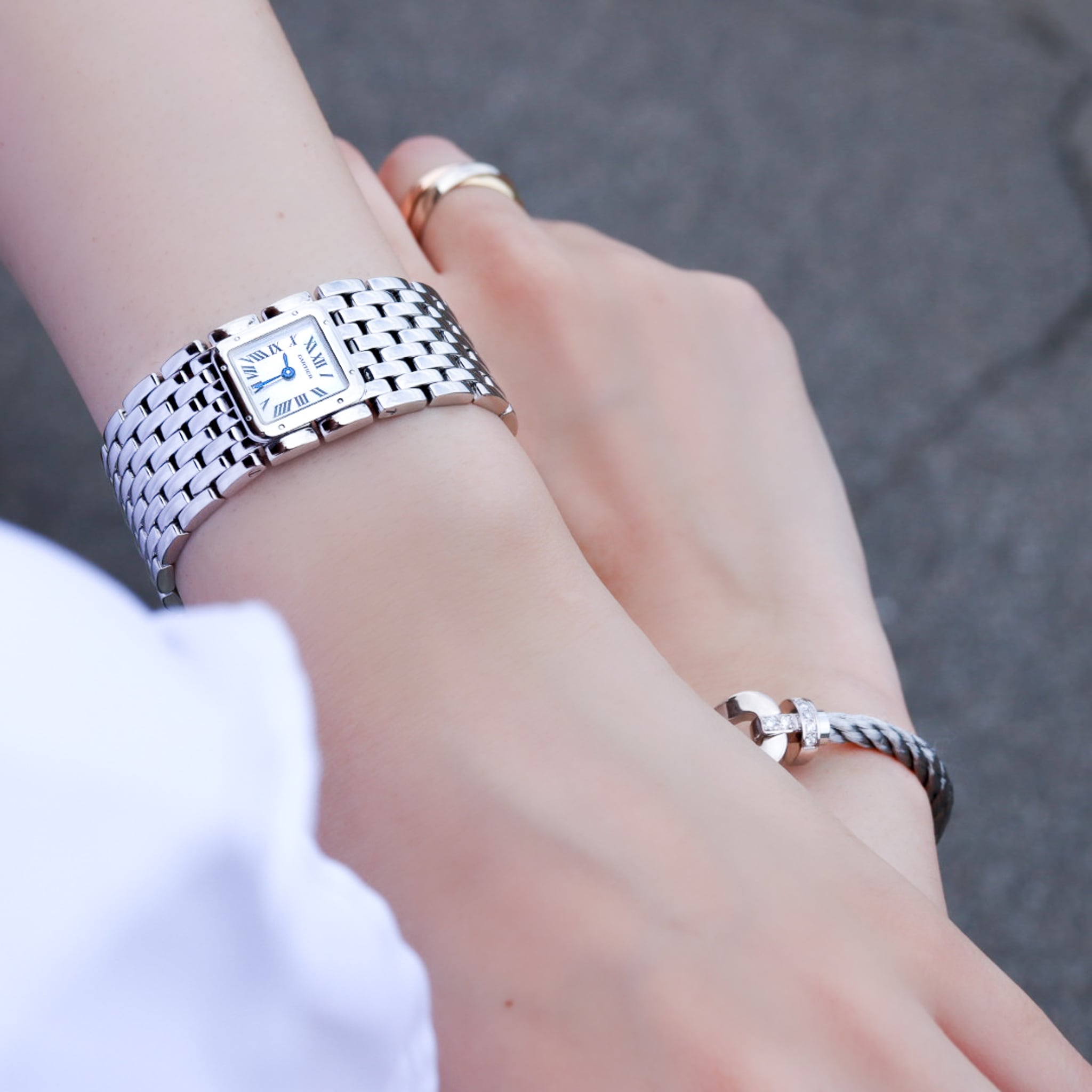 カルティエ パンテールリュバン ホワイトシェル文字盤 | Ante Official  