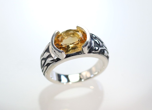 シトリンリング　2.17ct