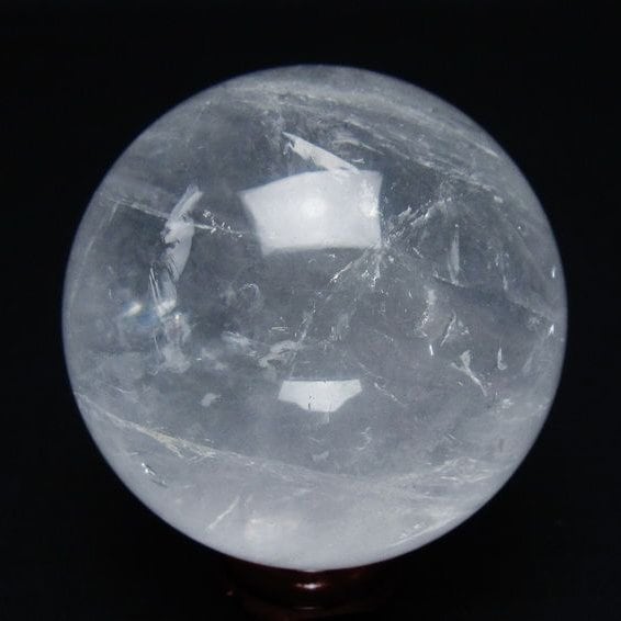 水晶 丸玉 58mm スフィア 置物 水晶玉 一点物 151-8892