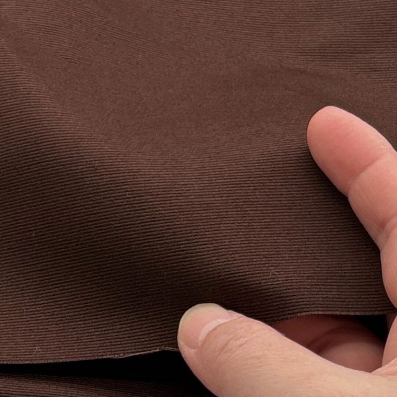★TC140◆3m◆綿ポリエステル混ピケ織り生地◆ブラウン
