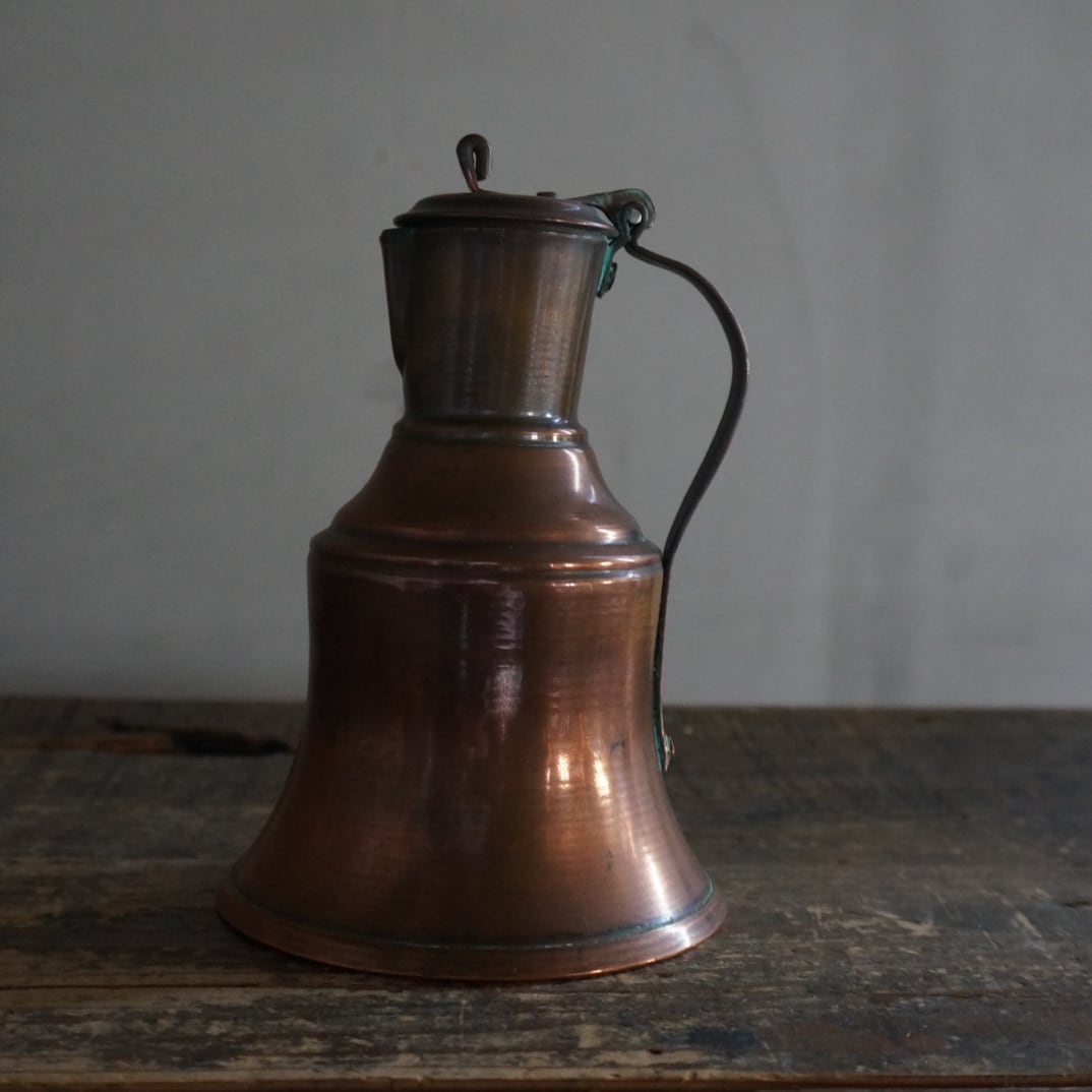 古いフランスの銅ピッチャー | Konishi Koffee web shop