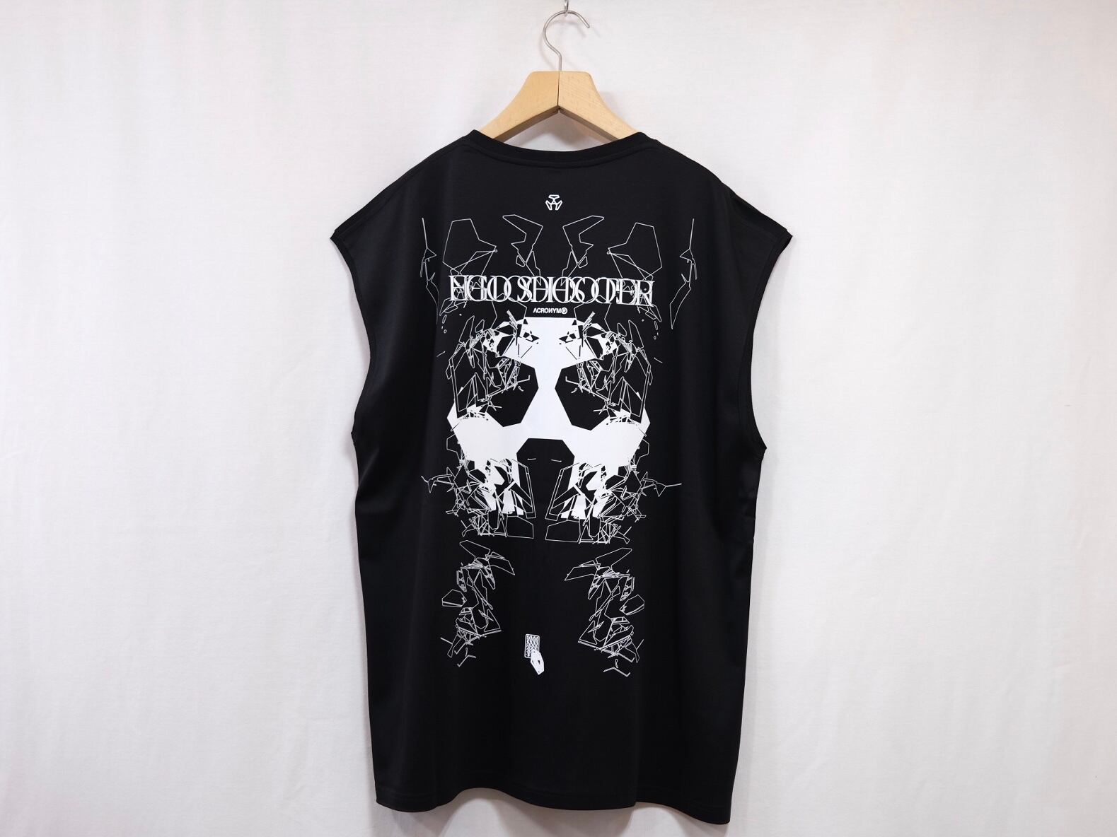 ACRONYM”S25-PR-B NEXT TO SKIN 100%COTTON MERCERIZED SLEEVELESS T