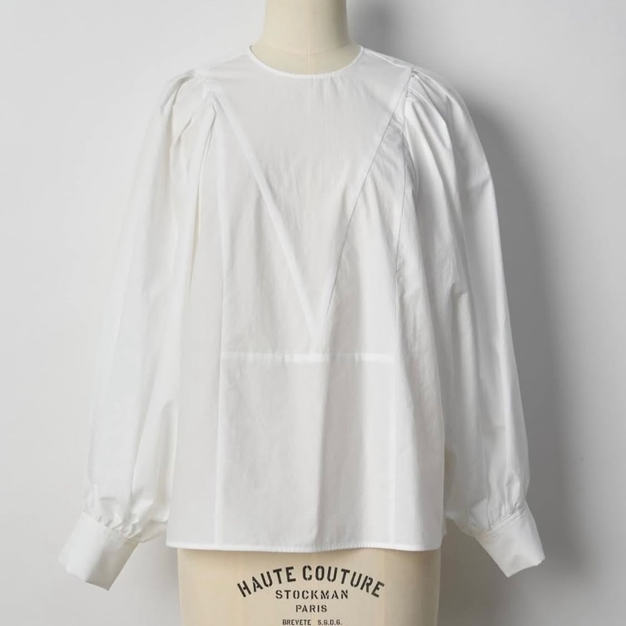 SINME  ボリュームシャツⅡ ホワイト