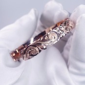 Heritage Bangle-Pink Gold-