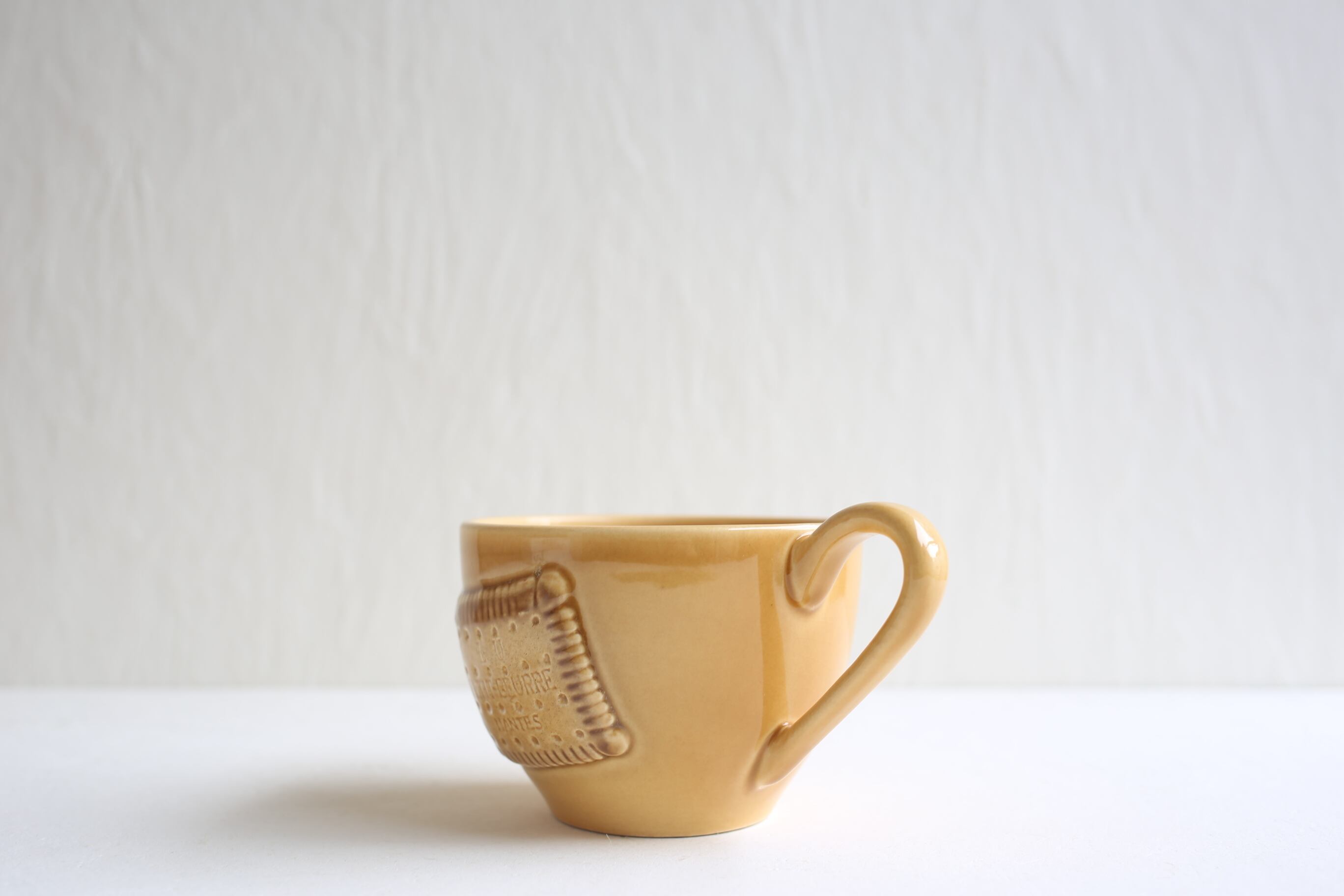 フランス アンティーク ヴィンテージ LU 『PETIT BEURRE』 大きなマグ