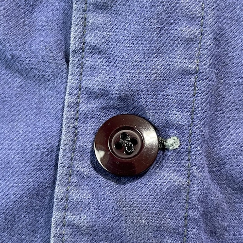 50s AU MOLINEL 刺繍タグ コットンツイル フレンチワークジャケット 詳細写真10