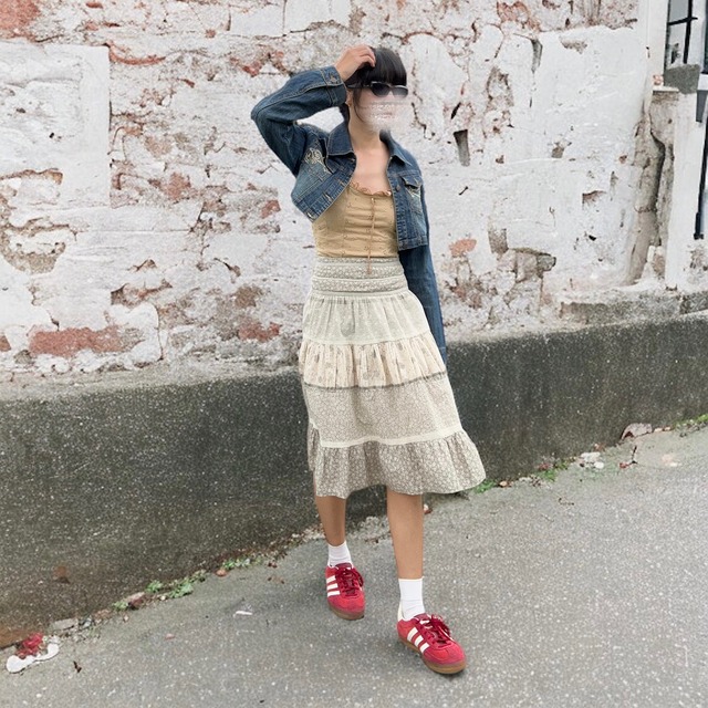 【LADIES】embroidery tops