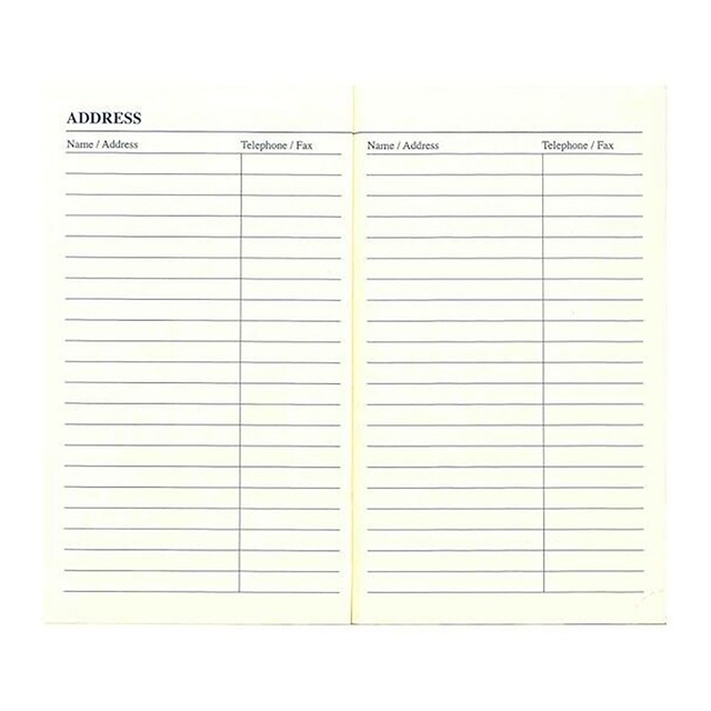 2026 DIARY ブラックストライプ